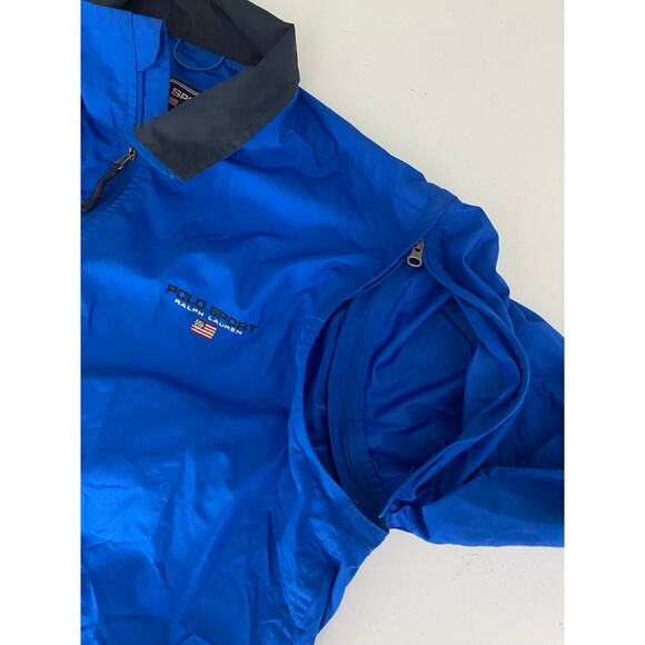 VTG Polo Sport Ralph Lauren lightweight nylon windbreaker vest jacket, M - Picture 6 of 6